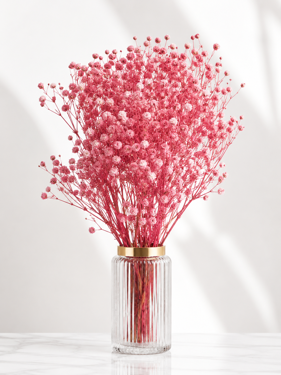 Pink baby breath